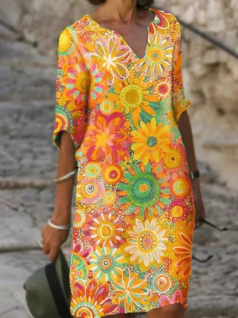 Elowen - Light & Airy Petals Woman's Summer Dress