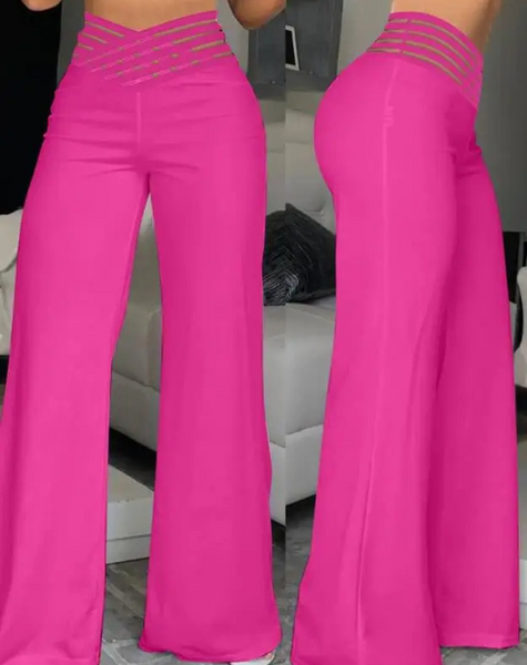 Anouk - Chic High-Waisted Elegance Woman's Trousers
