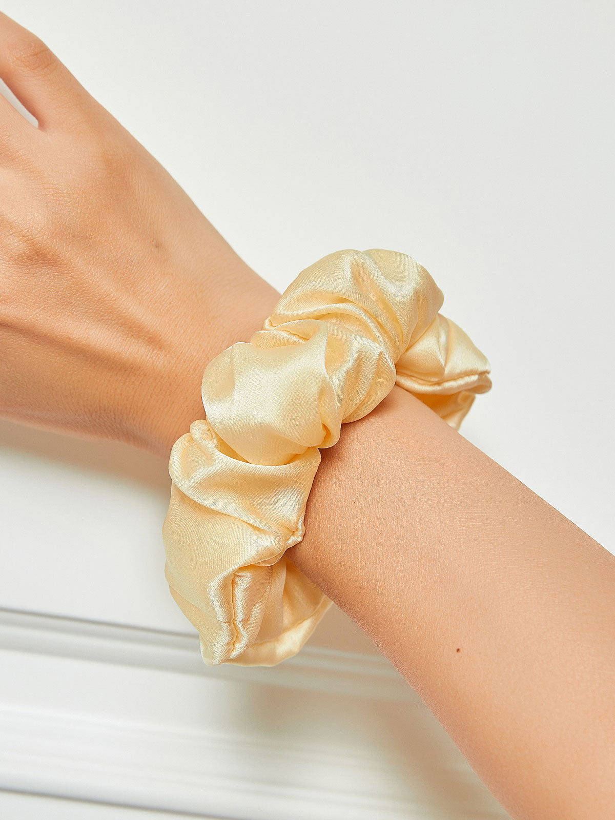 Zijden Midnight Scrunchies - 3,5 cm Dreamardi