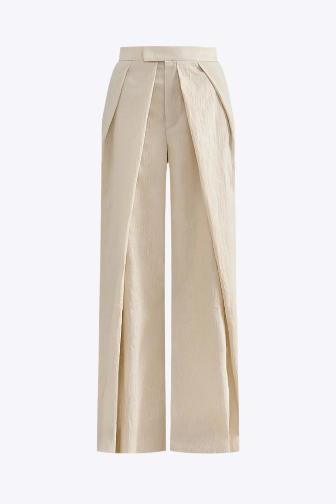 Linen Pleated Wide Leg Trousers Dreamardi
