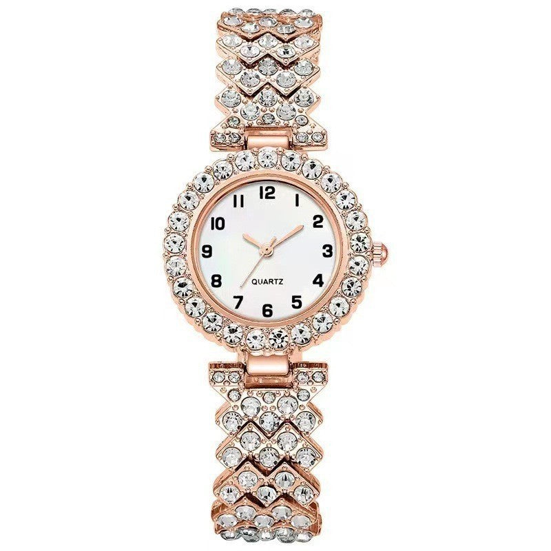 Fashion Jewelry Numbers Diamond Women's Watch Bracelet Dreamardi