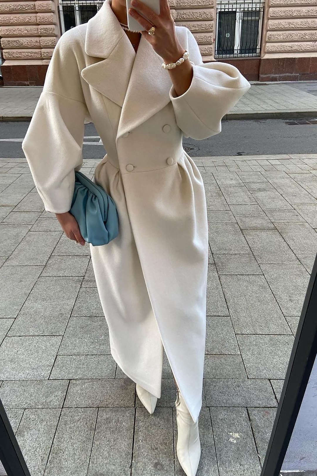 Double Breasted Long Trench Coat Dreamardi