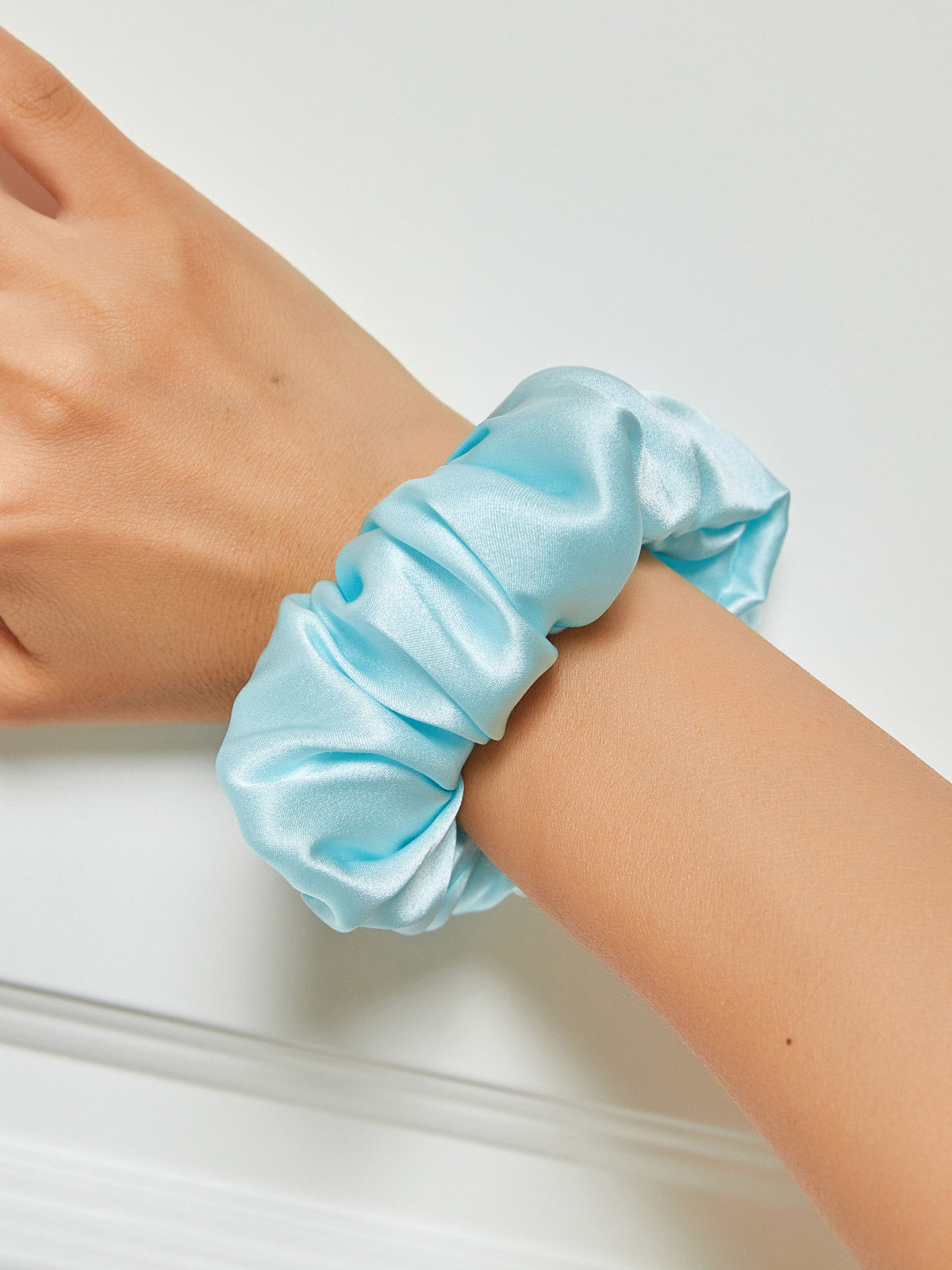 Zijden Midnight Scrunchies - 3,5 cm Dreamardi