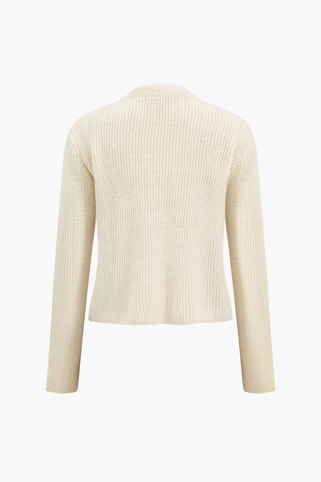 Solid Knit Tie-Up Cardigan Dreamardi