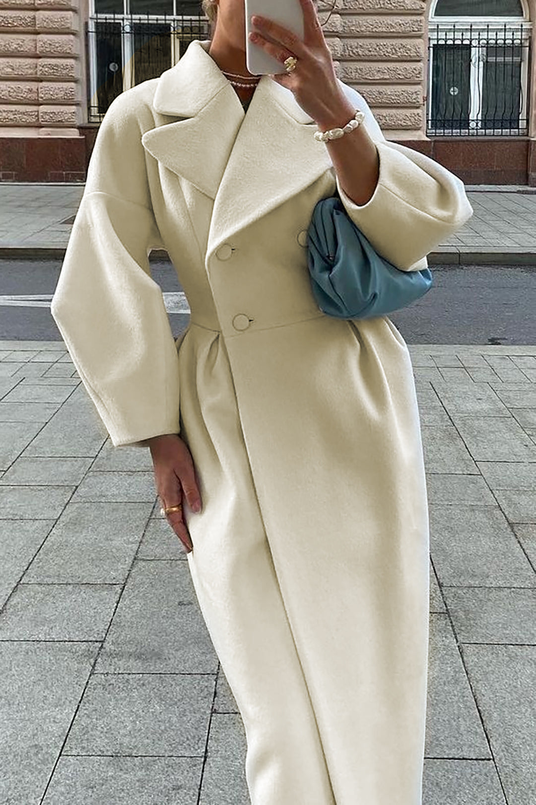 Double Breasted Long Trench Coat Dreamardi