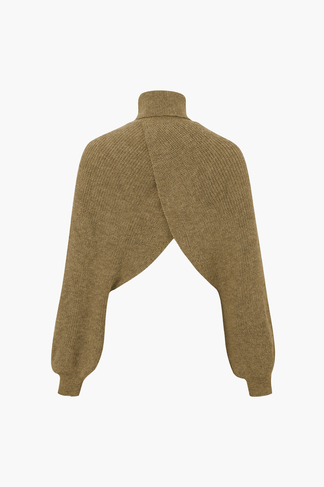 Batwing Sleeve Turtleneck Crop Sweater Dreamardi