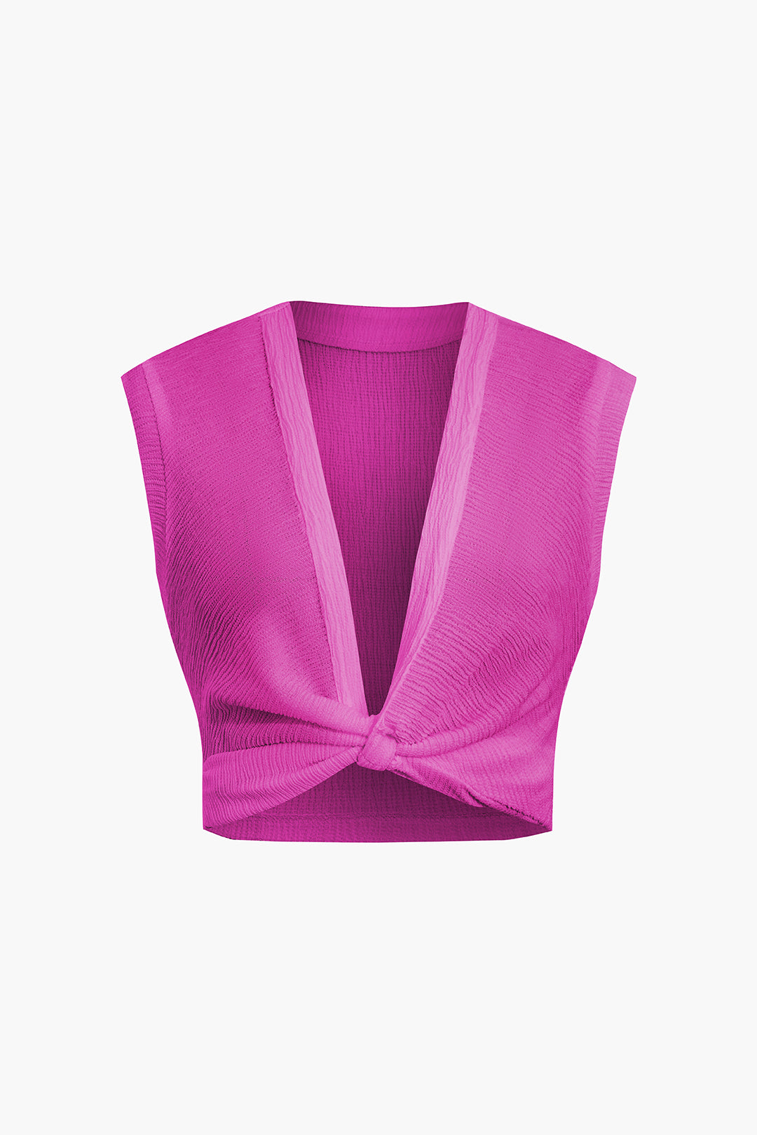 Twist Knot V-Neck Tank Top Dreamardi