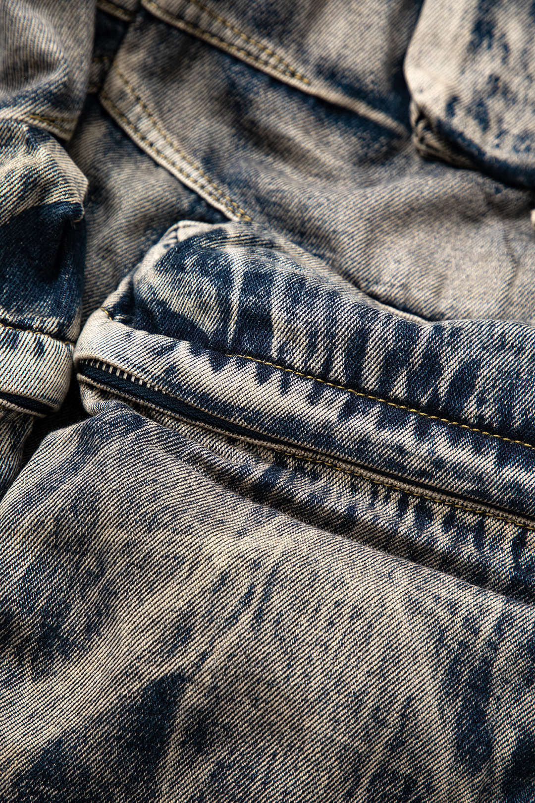 Chris - Ombre Multi Pocket Men's Wide Leg Cargo Jeans Dreamardi