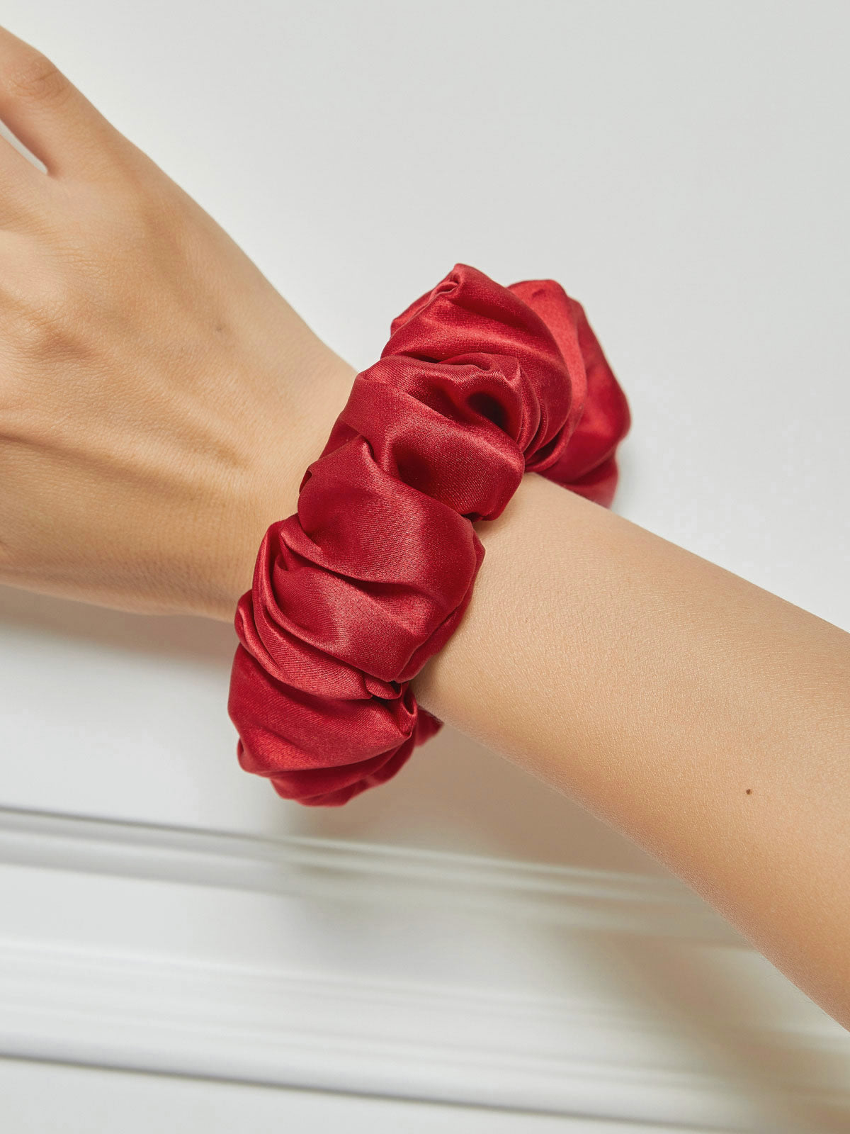 Zijden Midnight Scrunchies - 3,5 cm Dreamardi