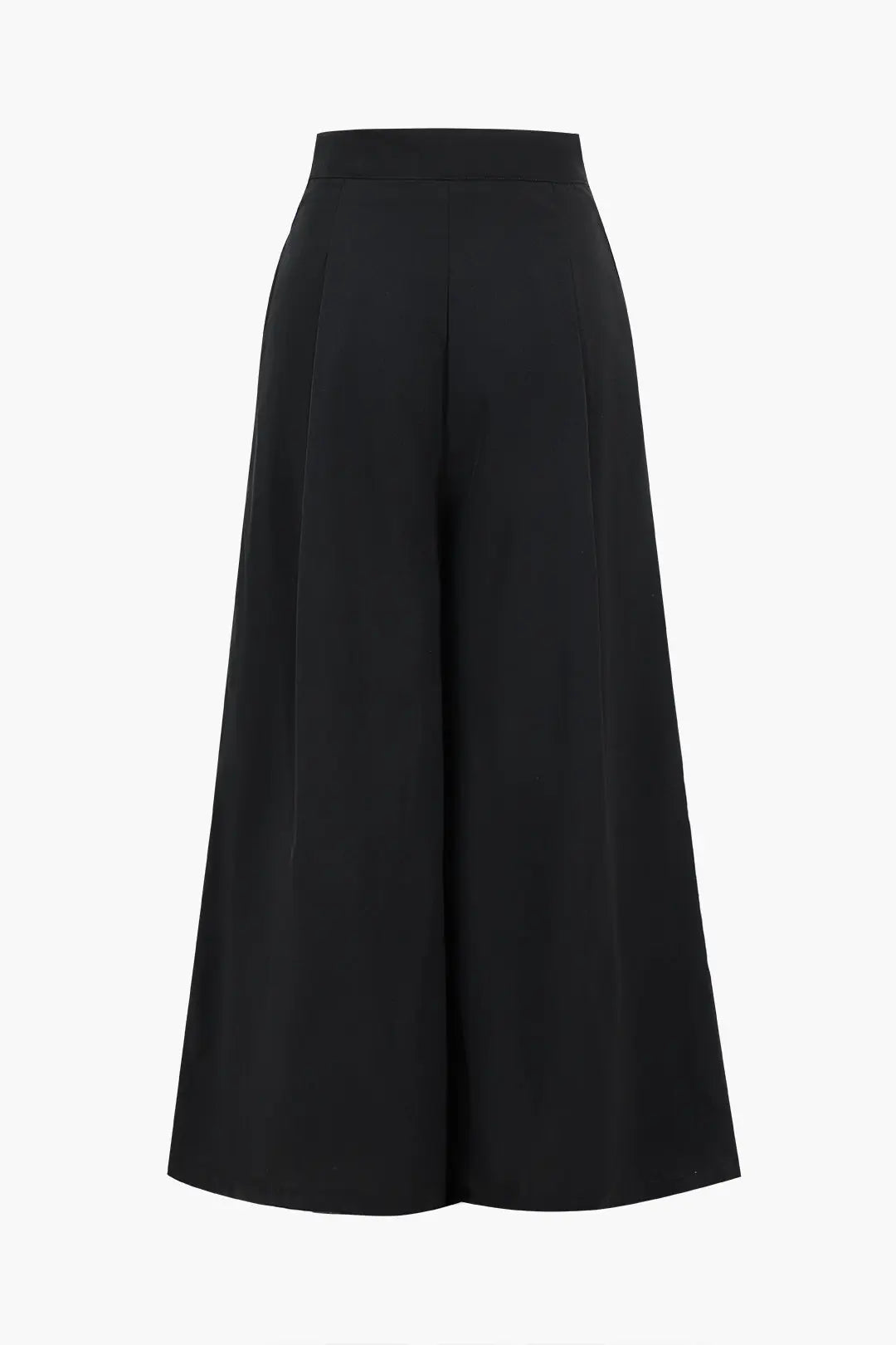 Pleated Button Wide Leg Trousers Dreamardi