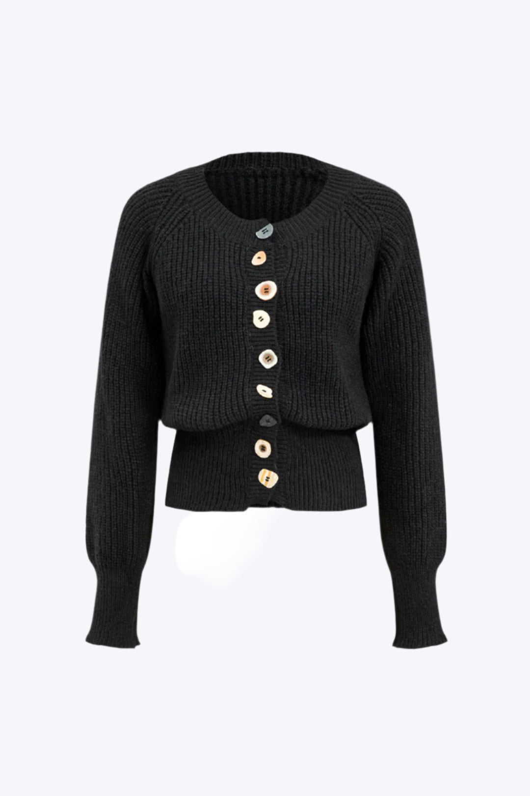 Solid Knit Button Sweater Cardigan Dreamardi