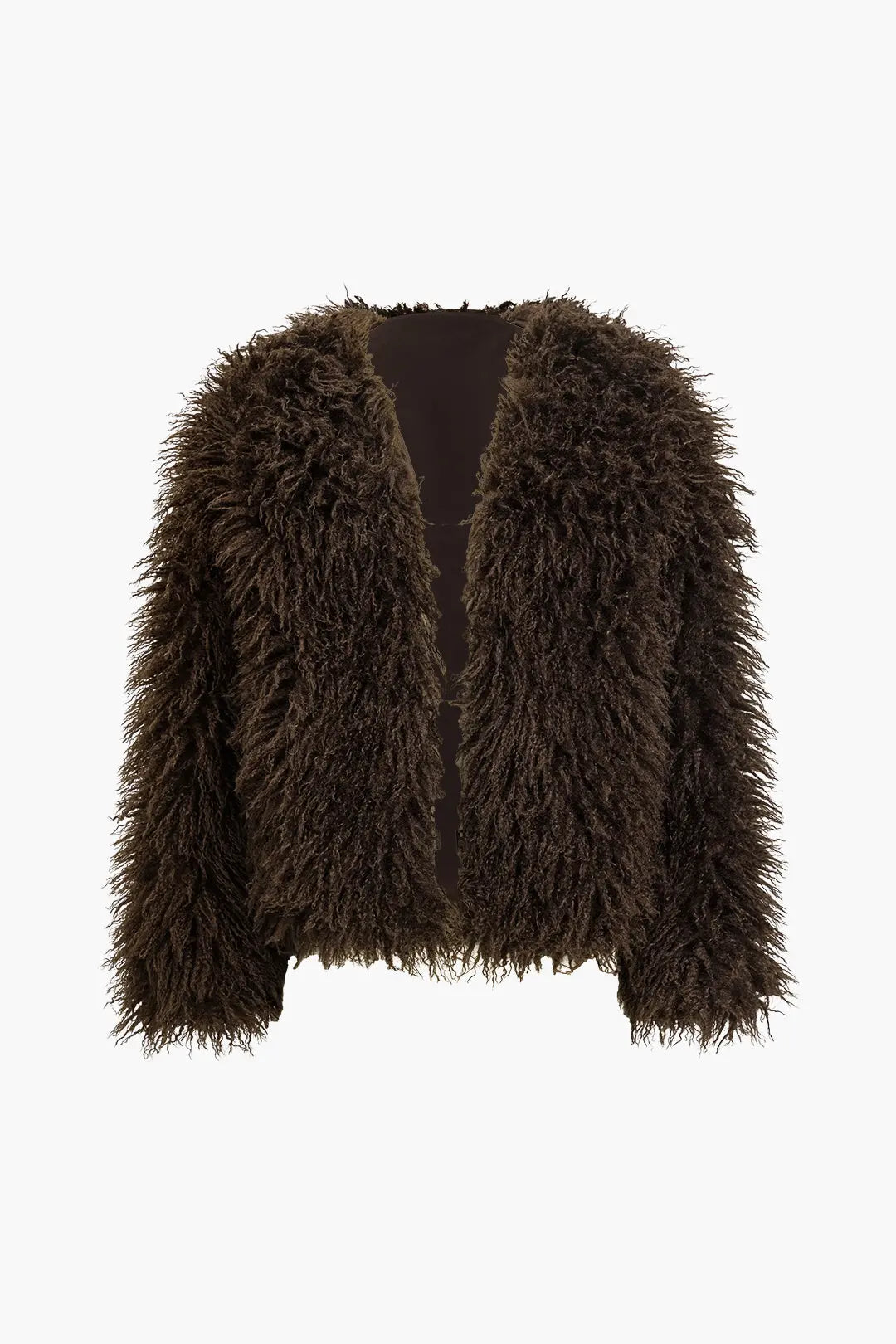 Caroline - Stylish Solid Fringe Woman's Coat Dreamardi