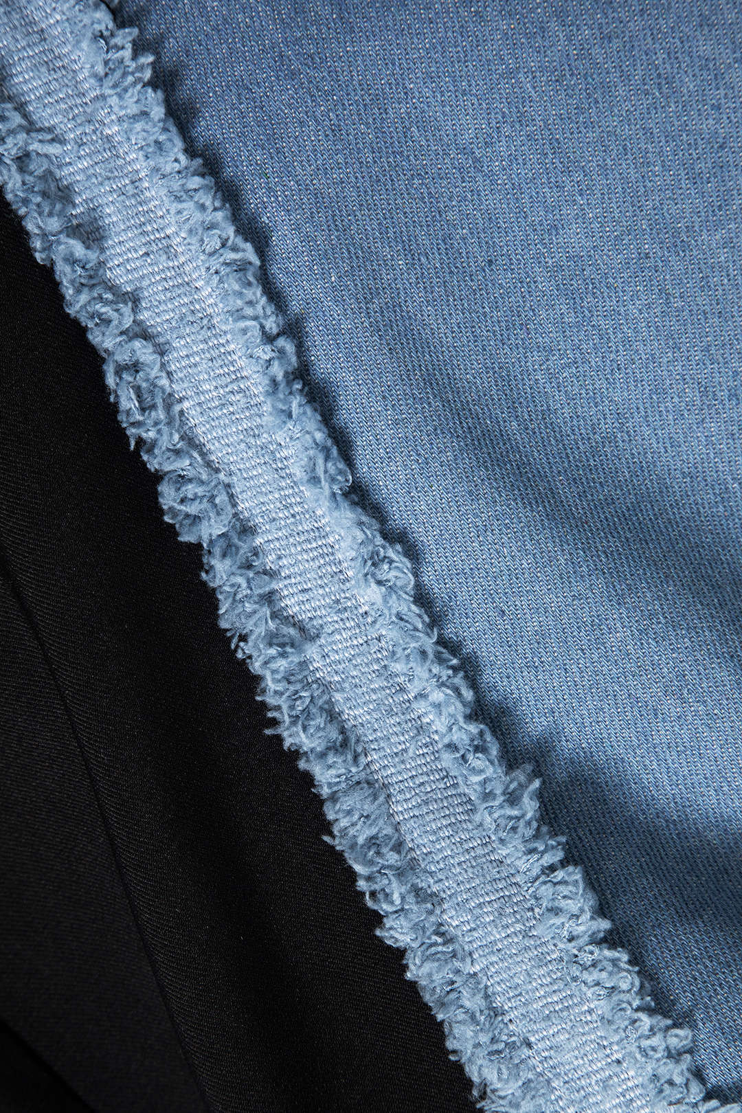 Patchwork Detail Wide Leg Trousers Dreamardi