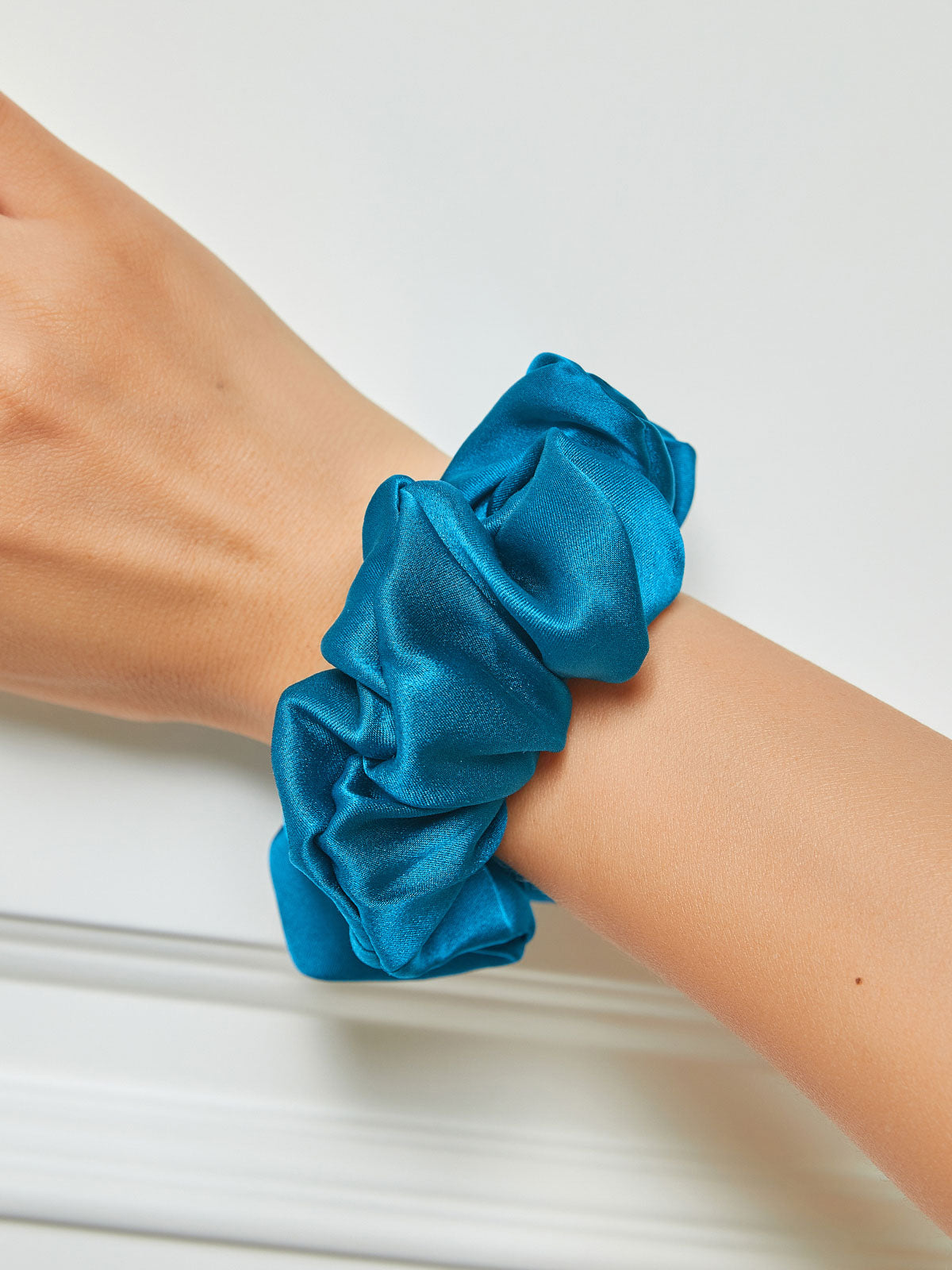 Zijden Midnight Scrunchies - 3,5 cm Dreamardi
