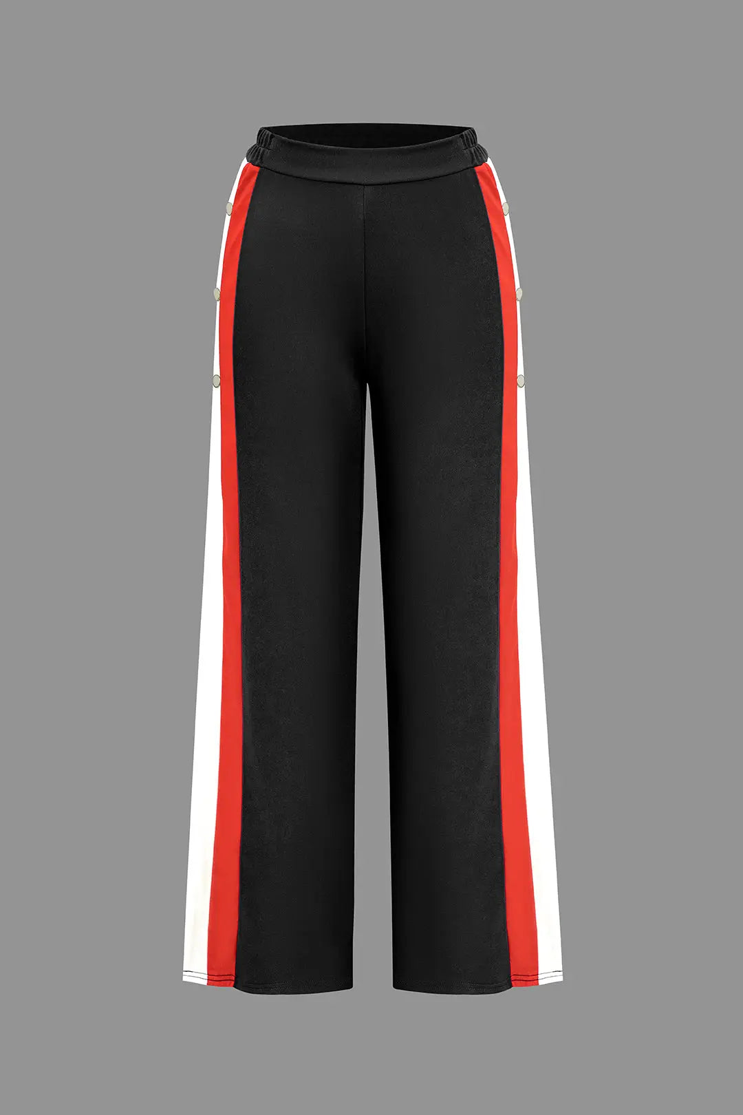 Color Block Wide Leg Trousers Dreamardi