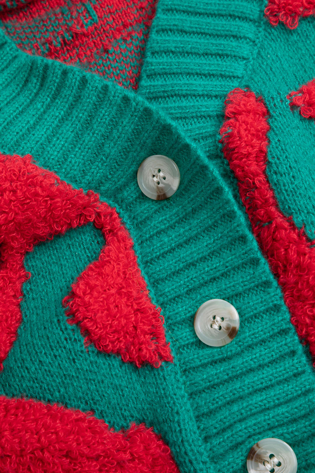 Colorblock V-neck Knit Button Up Cardigan Dreamardi