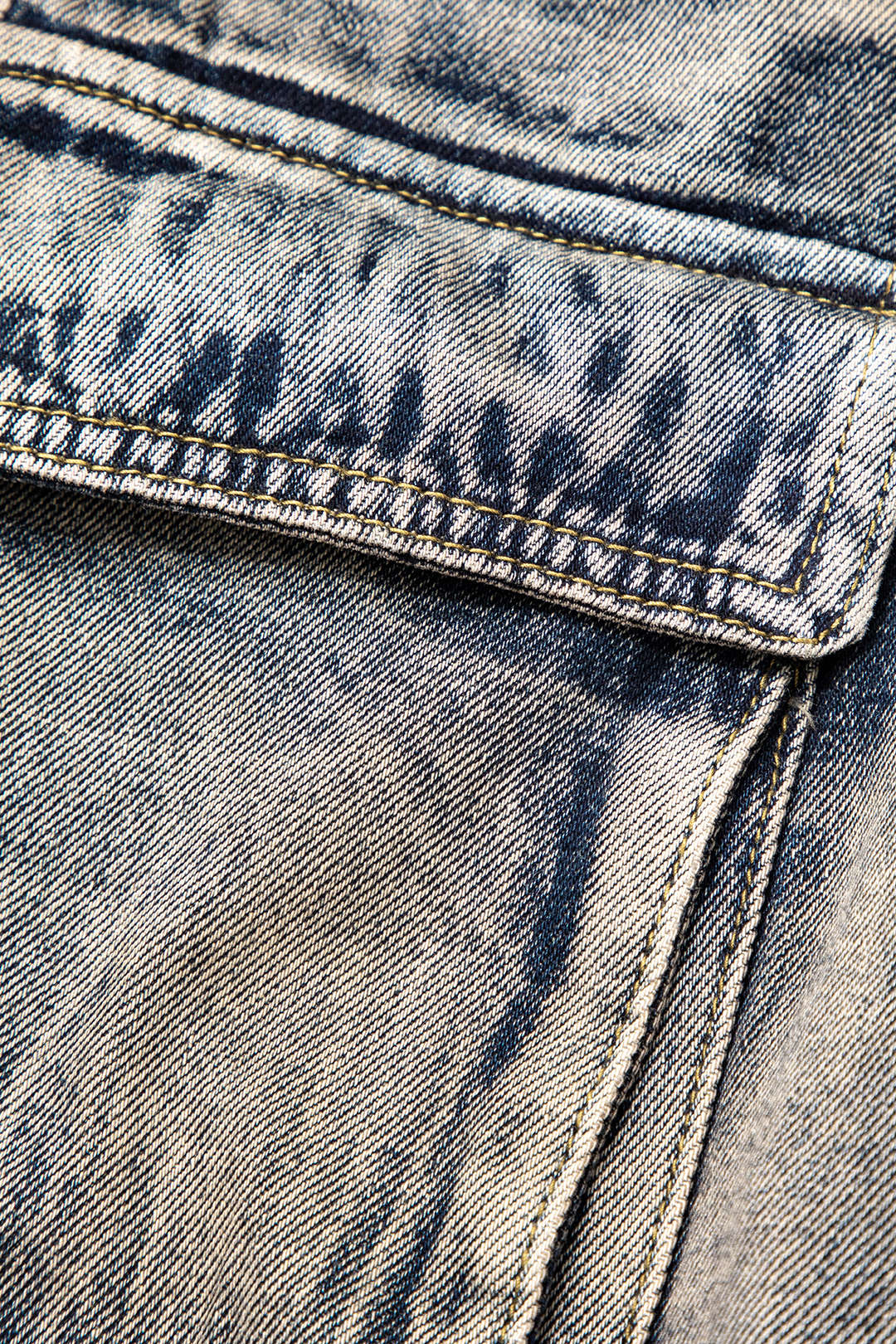 Chris - Ombre Multi Pocket Men's Wide Leg Cargo Jeans Dreamardi