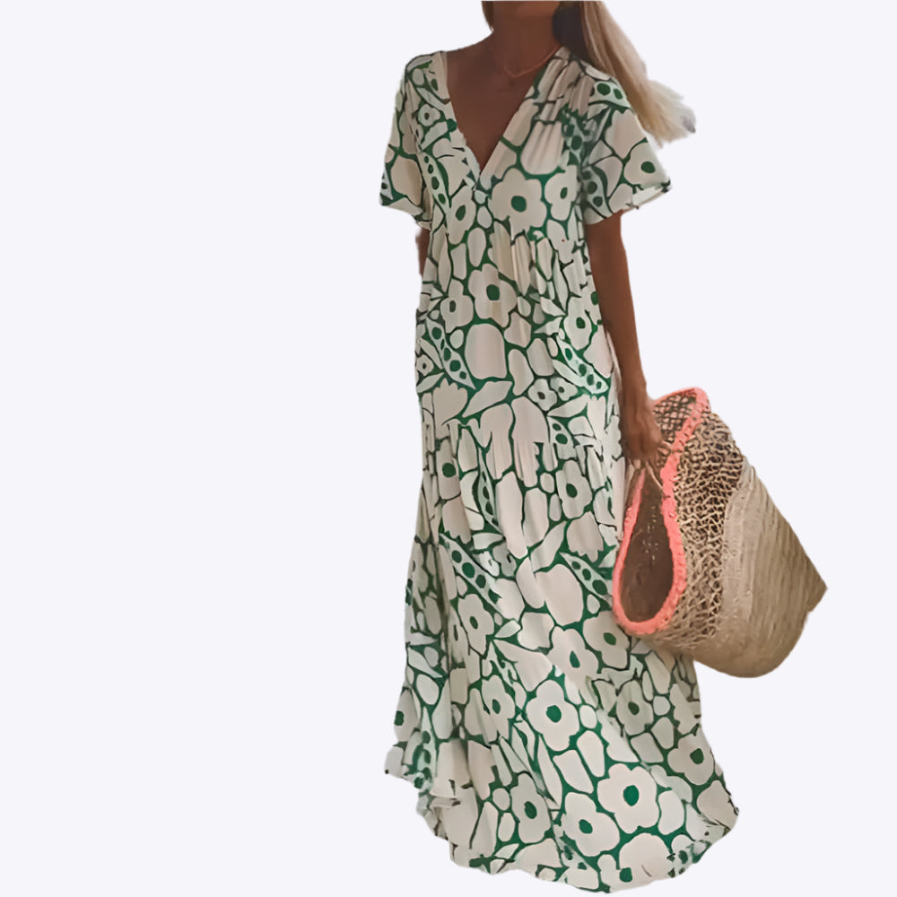 Daphne - Chic Flowing Woman's  Maxi Dress