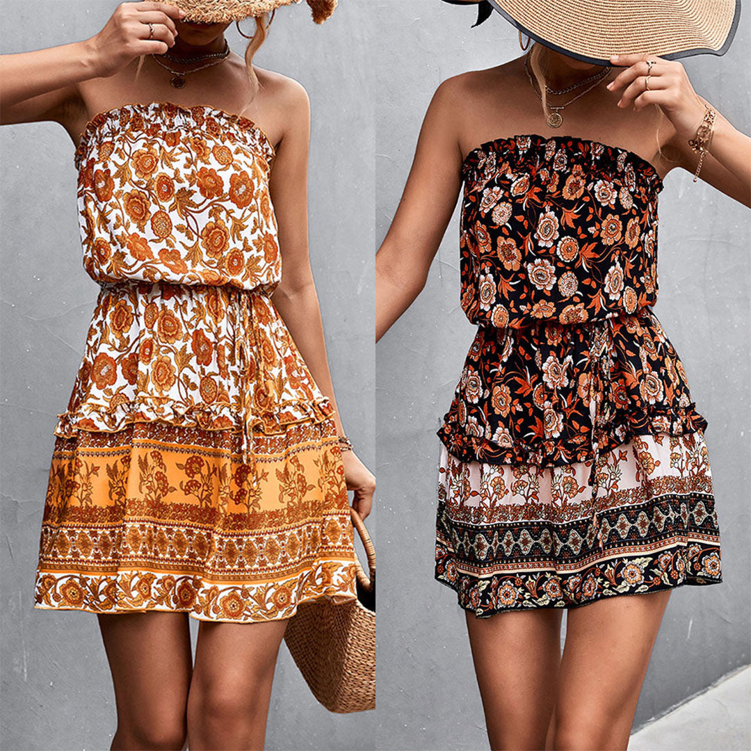 Yara - Elegant Casual Premium Material Woman's Mini Dress