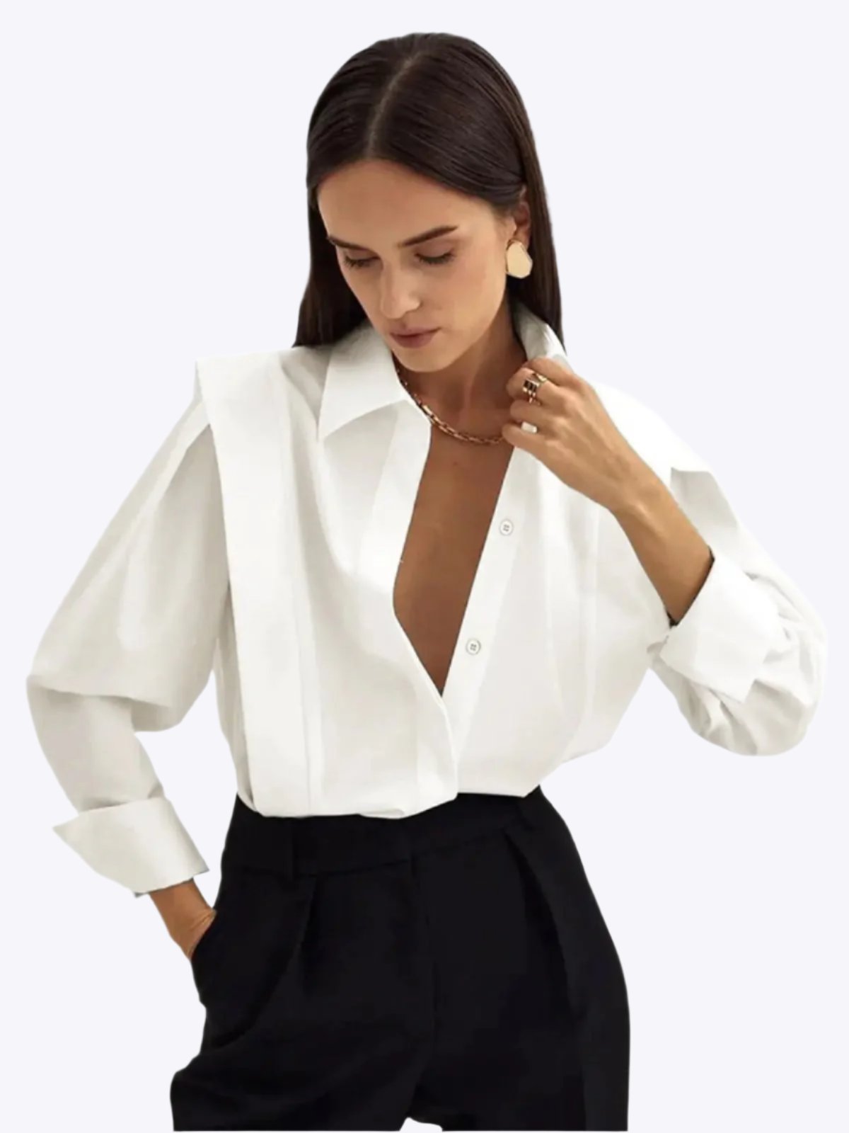 Andrea - Comfortable & Versatile Woman's Blouse Dreamardi