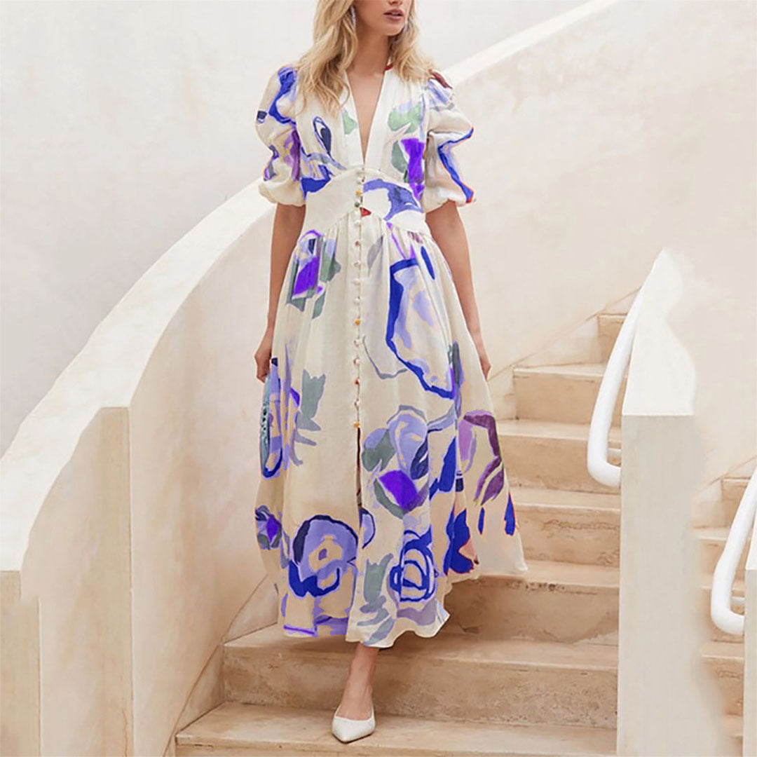 Faelina - Timeless Elegant Design Woman's Maxi Dress