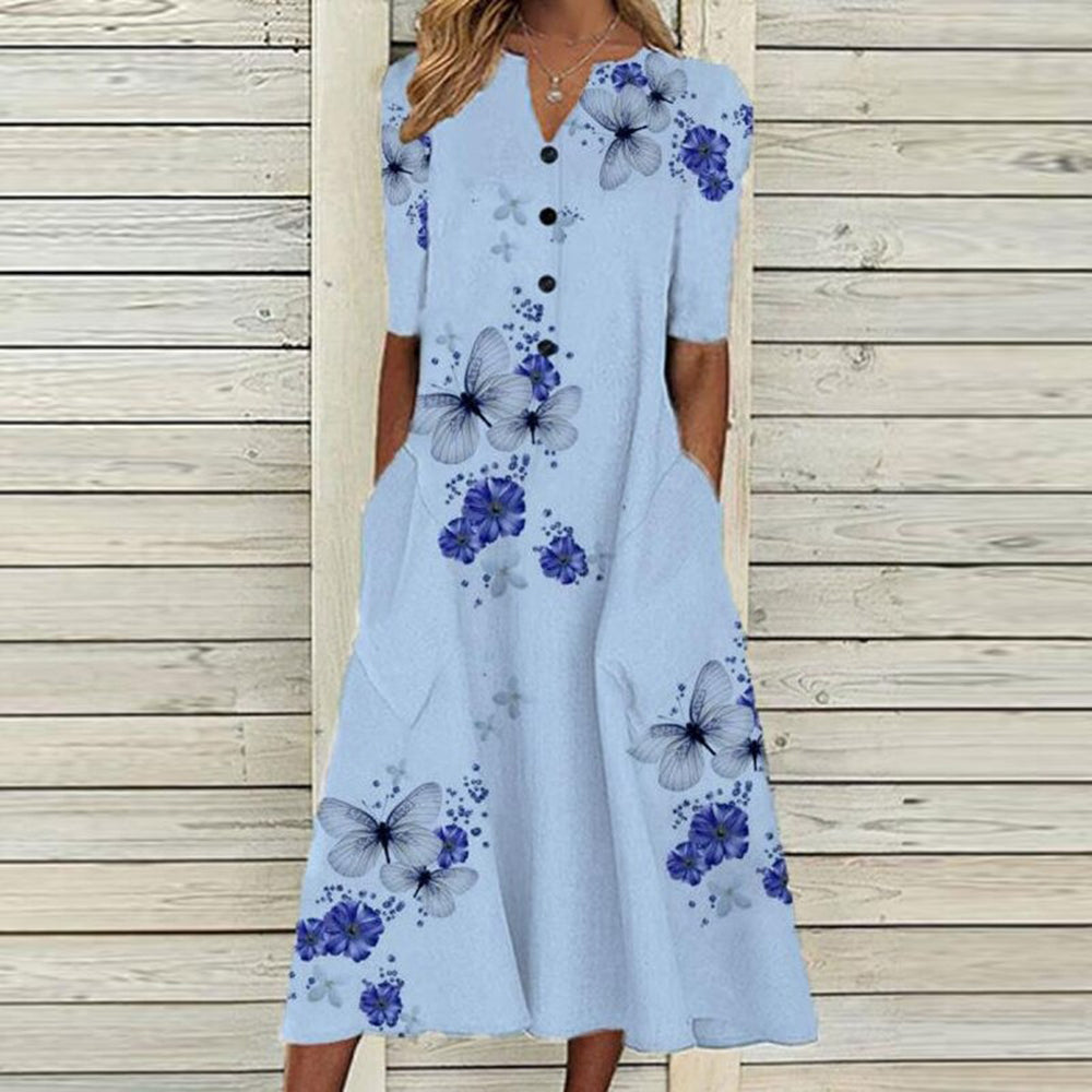 Quinella - High Quality Timeless Style Woman's Midi Dress