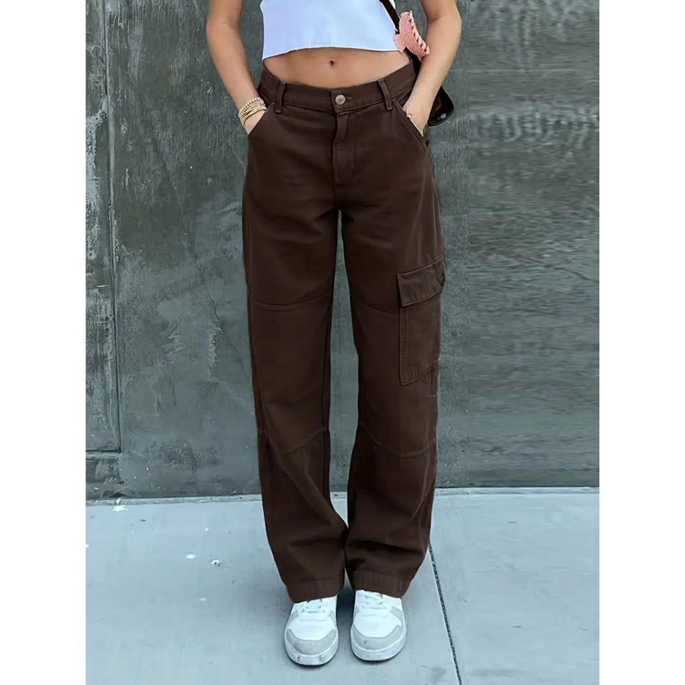 Pippa - Casual High-Quality Woman's Cargo Trousers