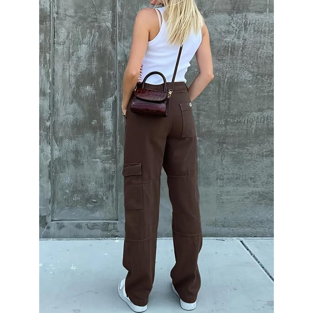 Pippa - Casual High-Quality Woman's Cargo Trousers