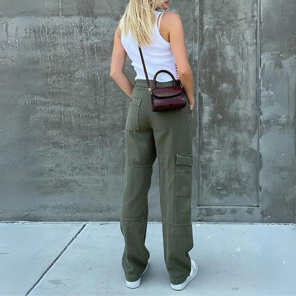 Pippa - Casual High-Quality Woman's Cargo Trousers
