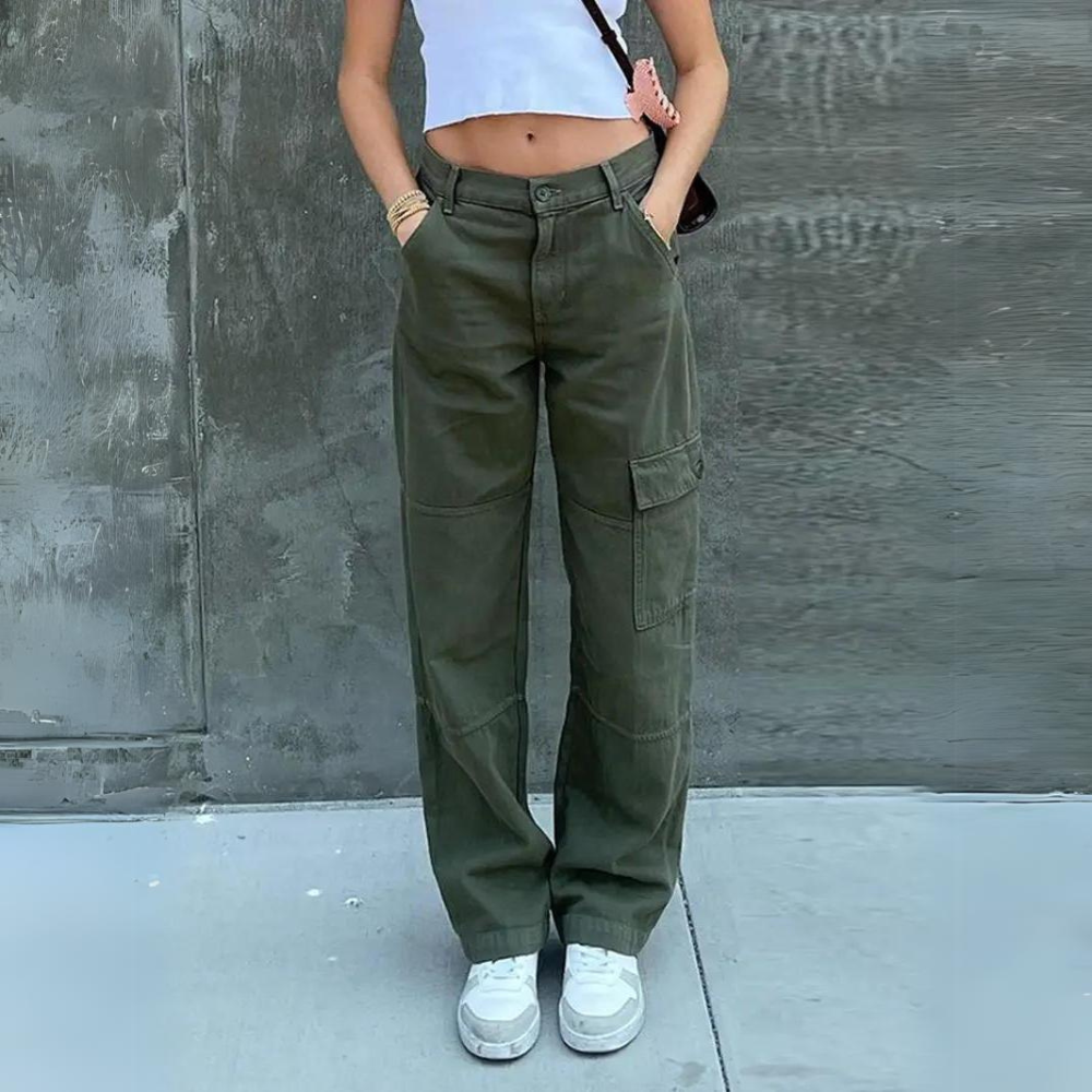 Pippa - Casual High-Quality Woman's Cargo Trousers