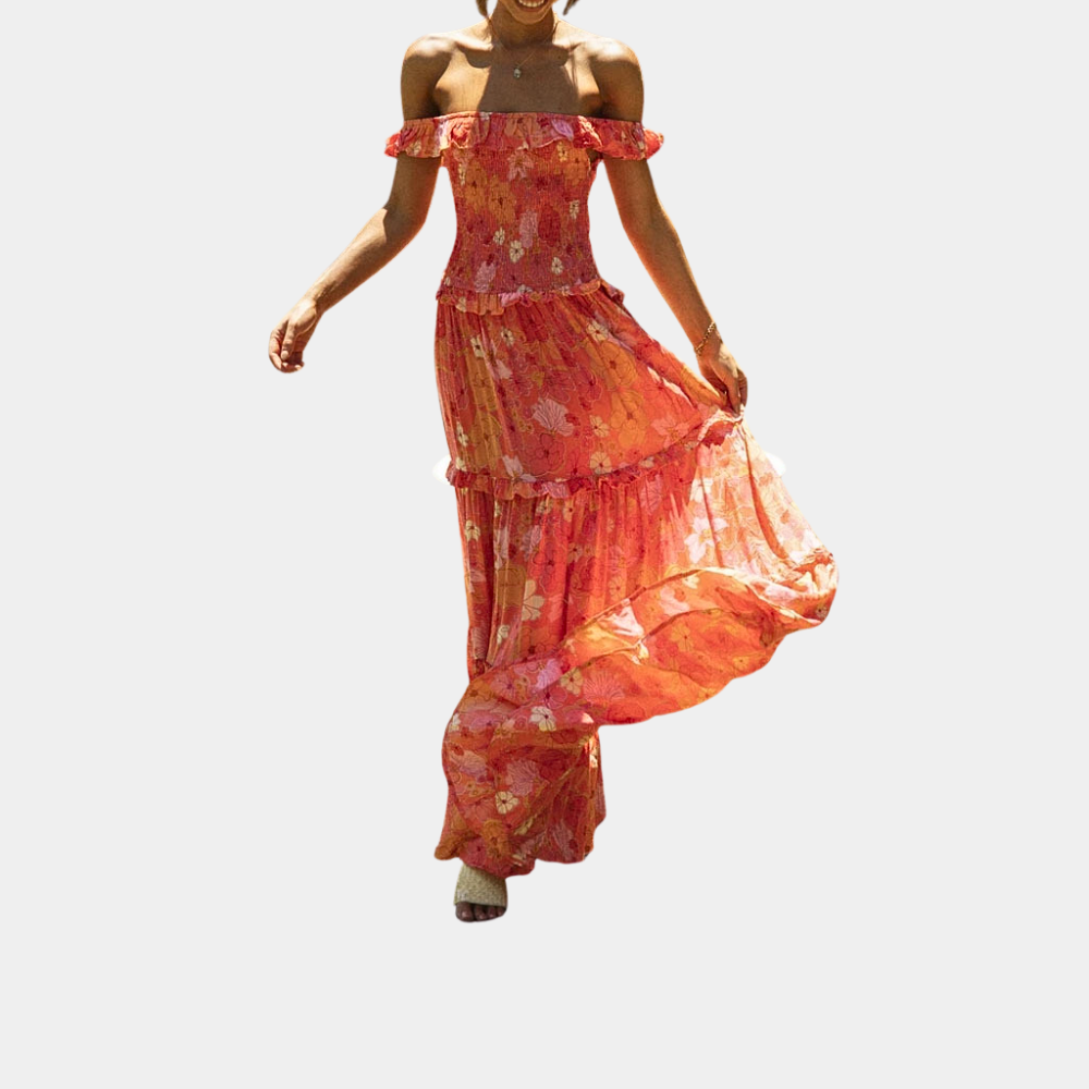 Oriel - Boho Breeze Comfort Women's Maxi Dress