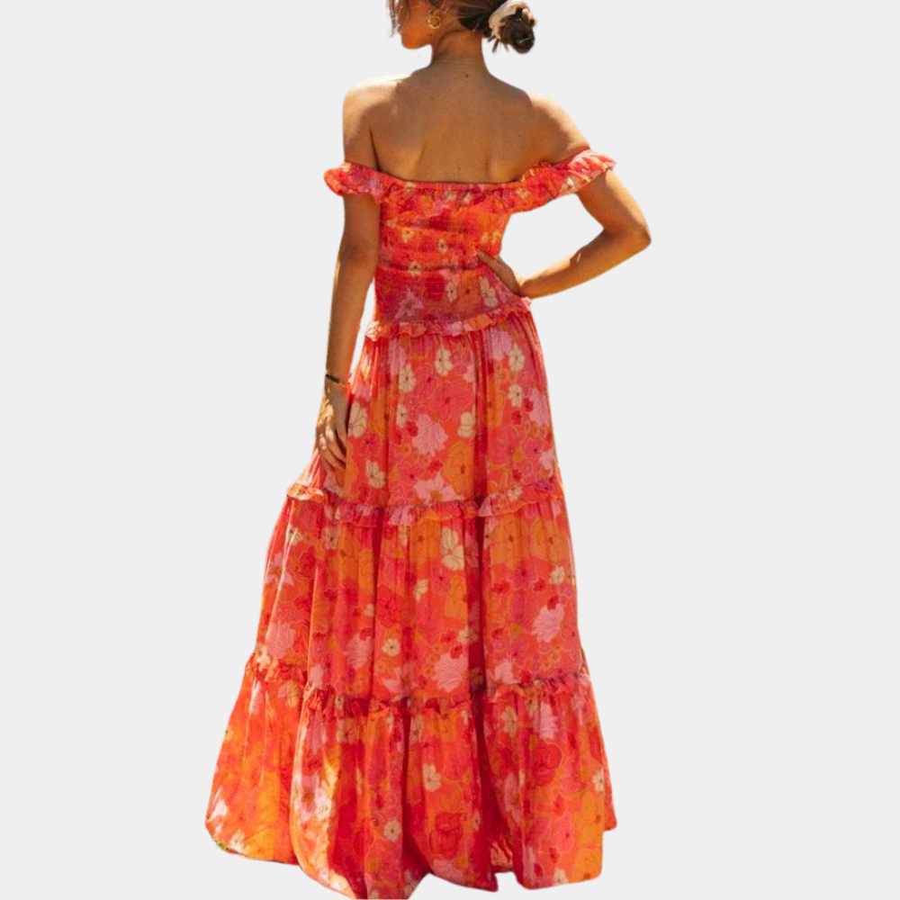 Oriel - Boho Breeze Comfort Women's Maxi Dress