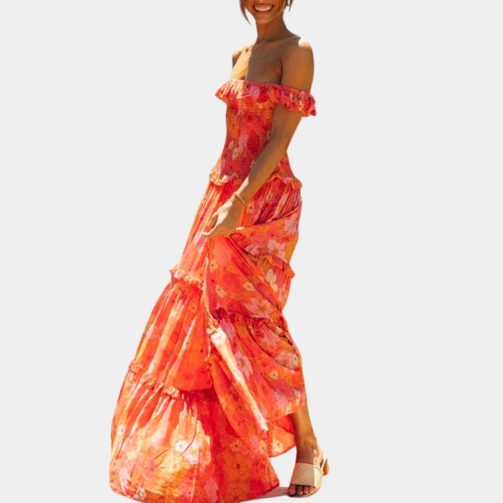 Oriel - Boho Breeze Comfort Women's Maxi Dress