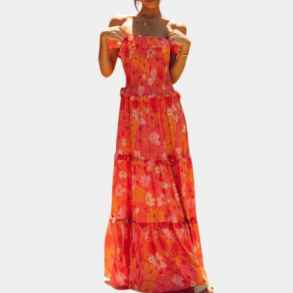 Oriel - Boho Breeze Comfort Women's Maxi Dress