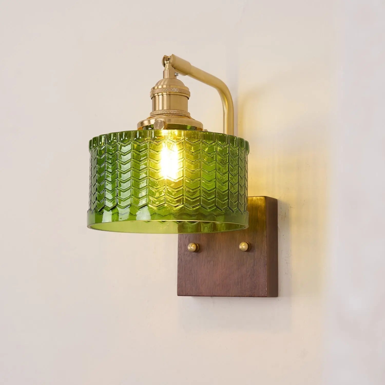 CamelaNature | Rustieke Wandlelamp met Kunstglas Dreamardi
