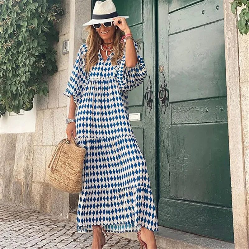 Vivienne - Boho Luxe Premium Material Woman's Maxi Dress