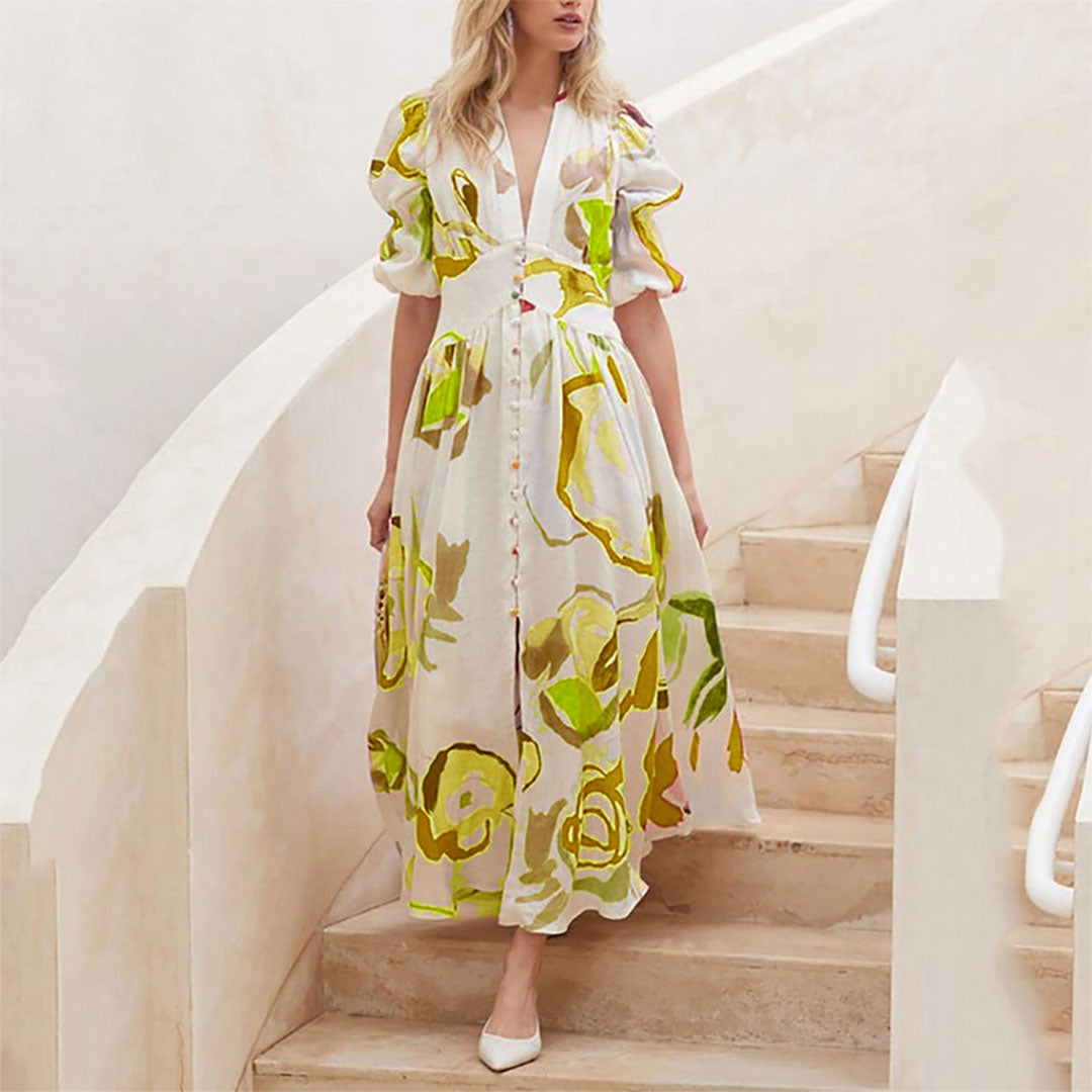 Faelina - Timeless Elegant Design Woman's Maxi Dress