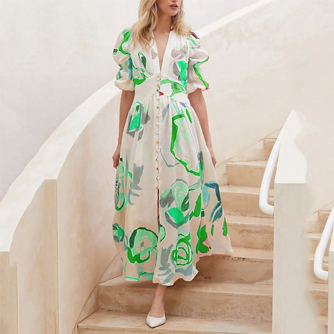 Faelina - Timeless Elegant Design Woman's Maxi Dress