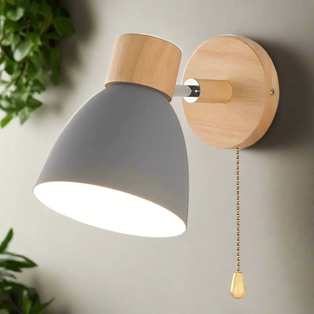 JandielWood | Nordisch-Moderne Houten Wandlelamp Dreamardi