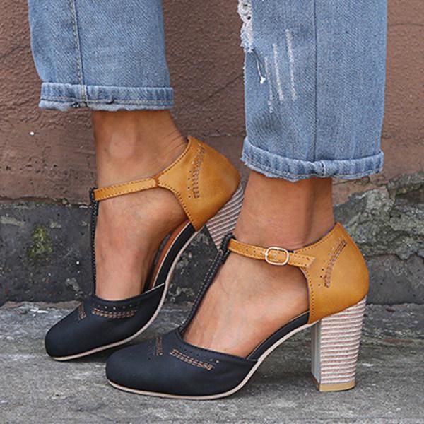 Esmeralda - Stylish Elevated Comfort Woman's Heel Sandals