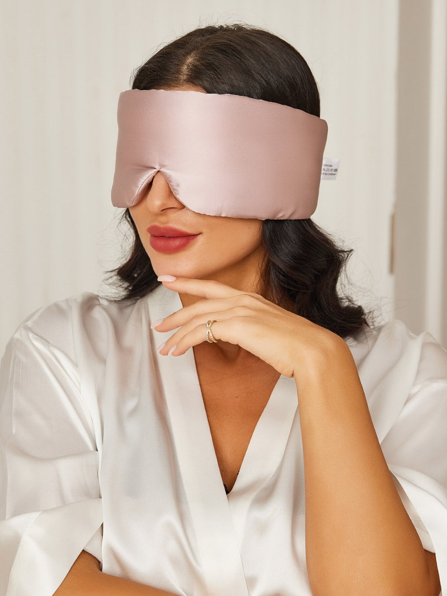 Elegant zijden slaapoogmasker uit één stuk Dreamardi