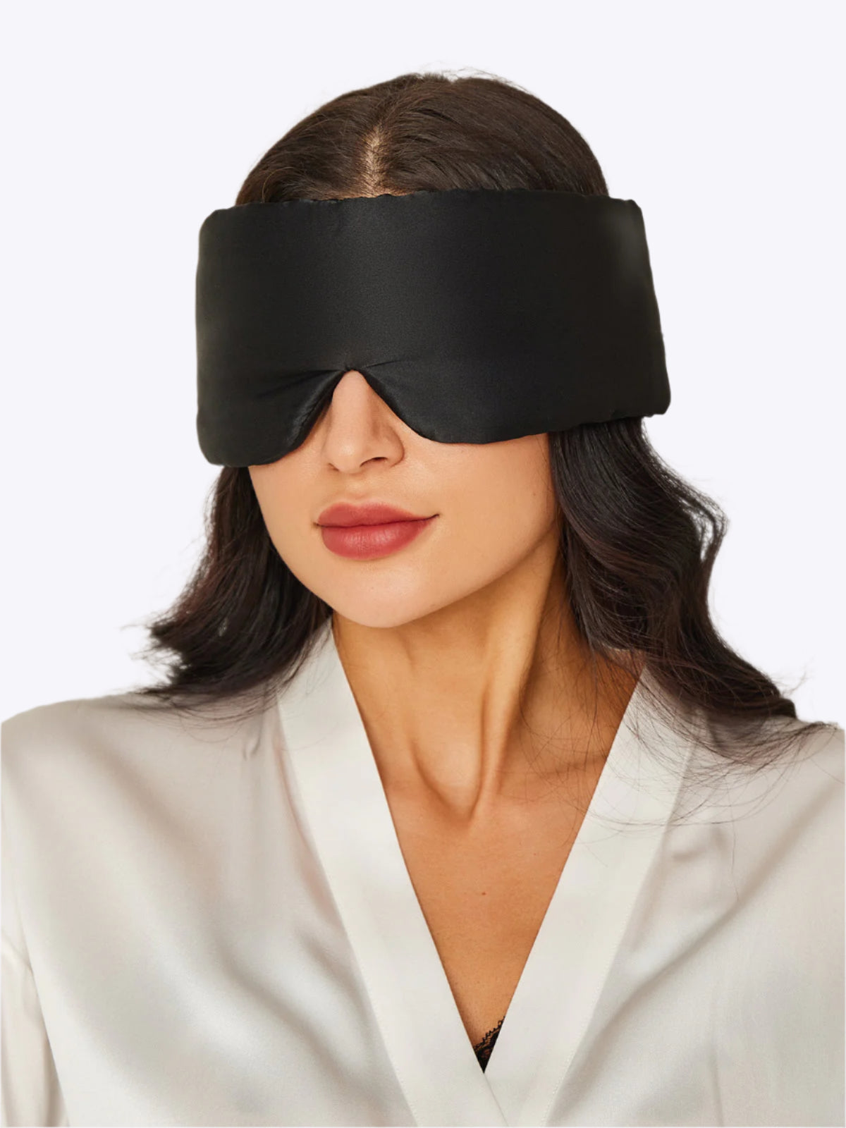 Elegant zijden slaapoogmasker uit één stuk Dreamardi