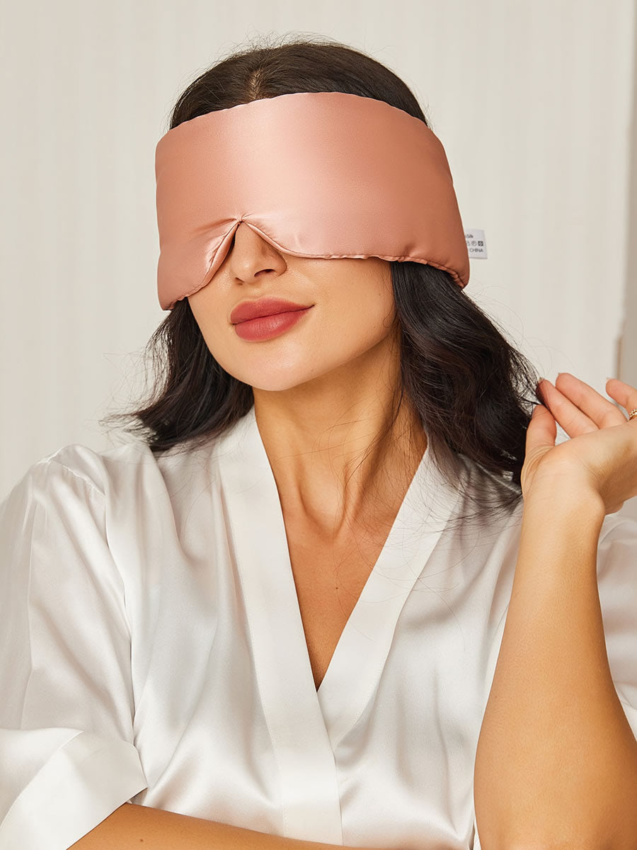 Elegant zijden slaapoogmasker uit één stuk Dreamardi