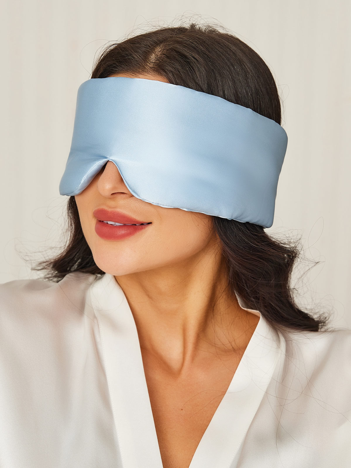 Elegant zijden slaapoogmasker uit één stuk Dreamardi