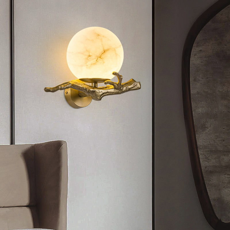 TwigLight - Modern Marble Accent Wall Lamp