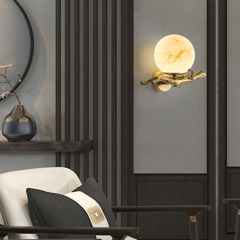 TwigLight - Modern Marble Accent Wall Lamp