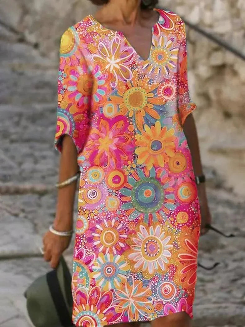 Elowen - Light & Airy Petals Woman's Summer Dress