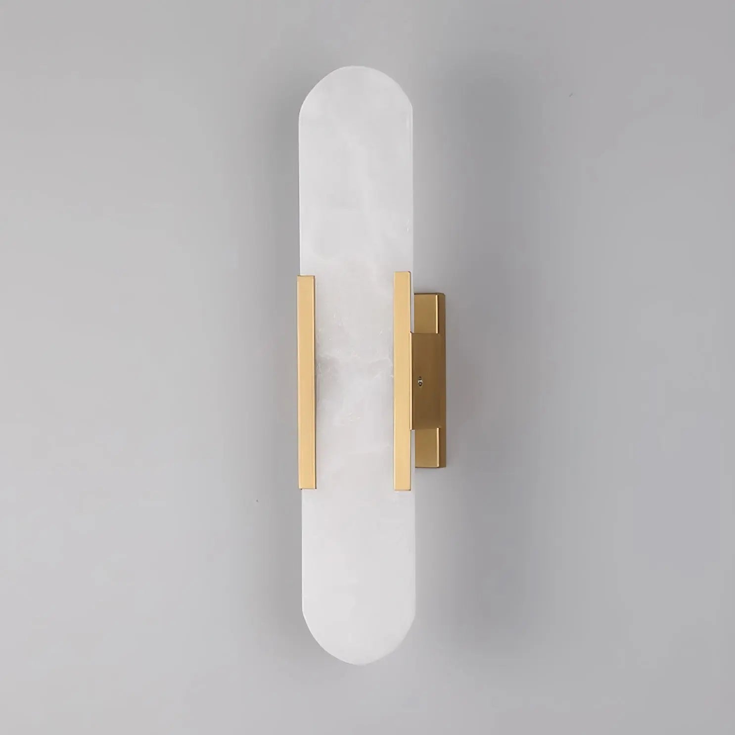AlabasterGlow | Elegante Wandleuchte met Messing Accenten Dreamardi