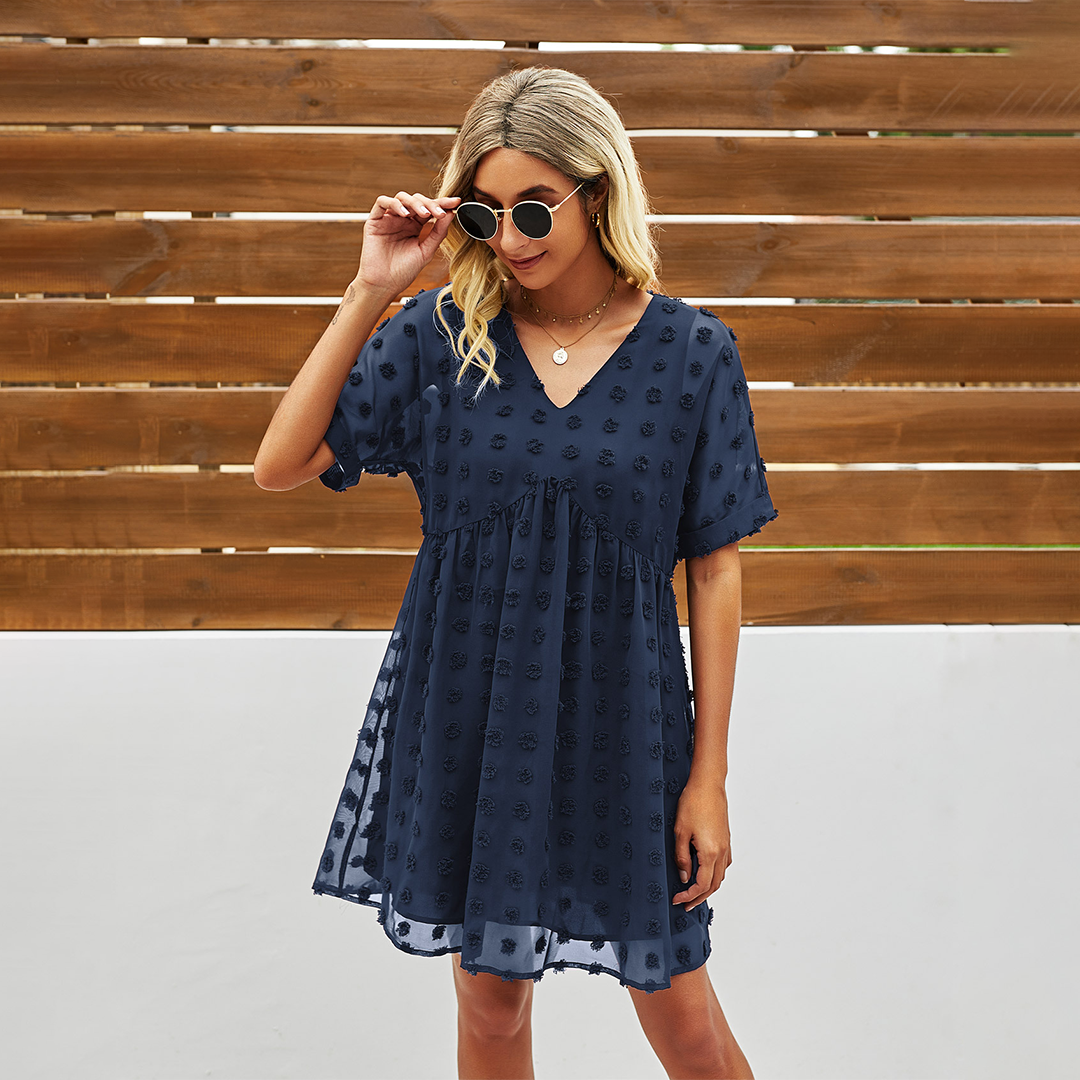 Alice - Timeless Casual Charm Woman's Mini Dress