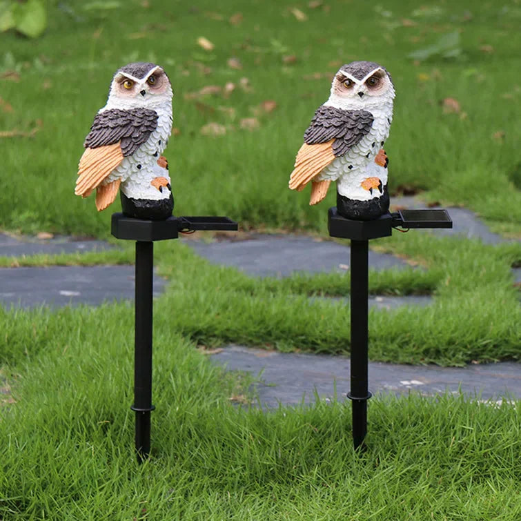 OwlGlow - Solar-Powered Brilliance Outdoor Garden Lamp